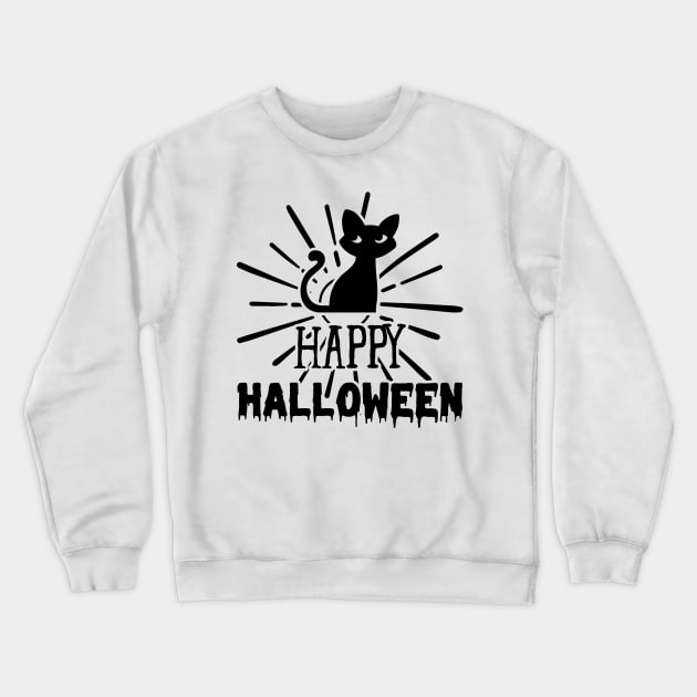 Happy Halloween Crewneck Sweatshirt by Lebihanto